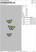 Stold Butterflies Embroidery File