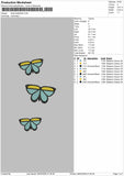 Stold Butterflies Embroidery File