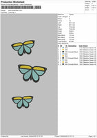 Stold Butterflies Embroidery File