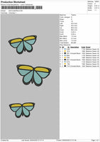 Stold Butterflies Embroidery File