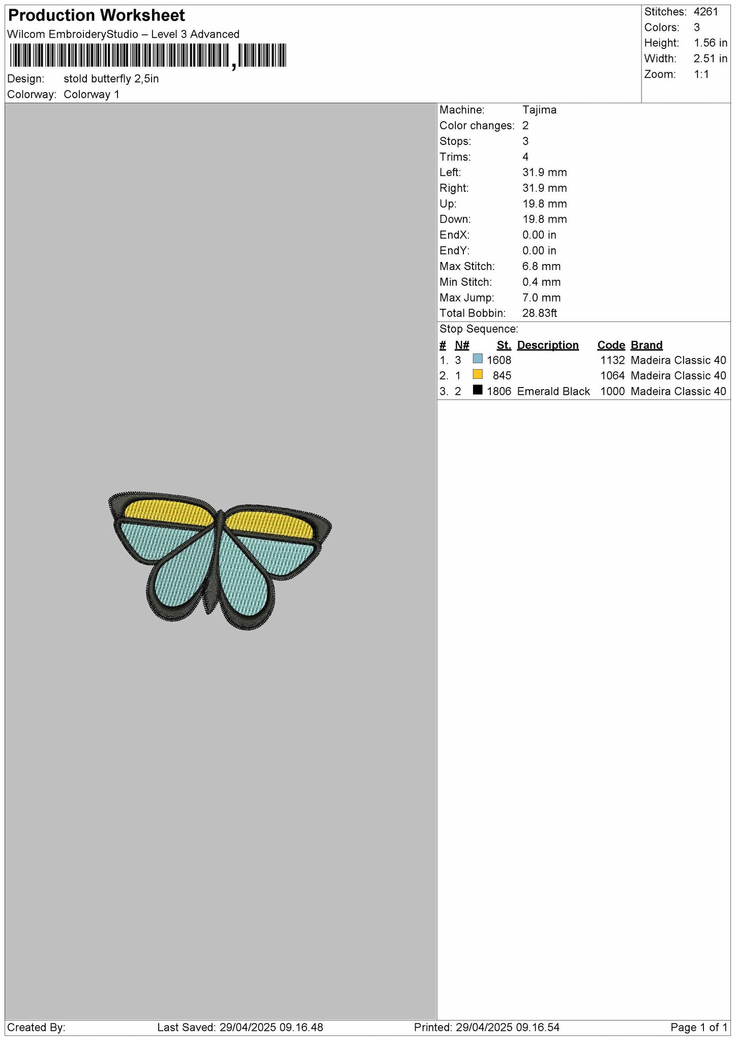 Stold Butterfly