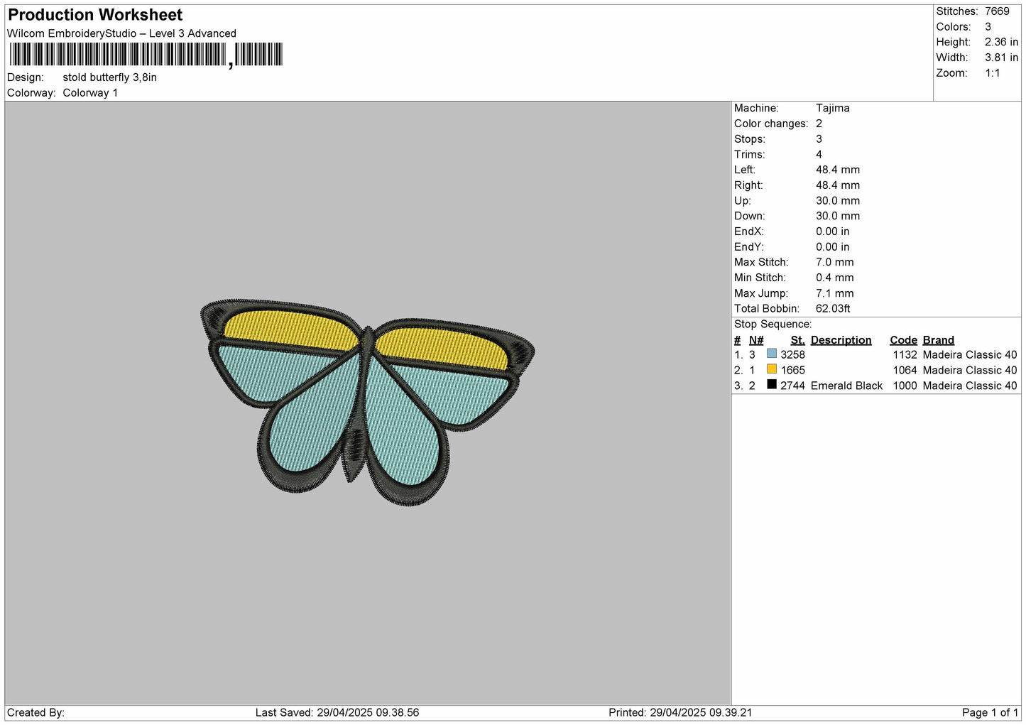 Stold Butterfly