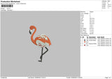 Stork Embroidery File 5 sizes