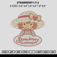 Strawberry1712 Emrbroidery File 6 sizes