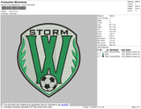 Storm Embroidery File 4 size