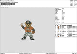 Bear Sport 01 Embroidery File 6 sizes