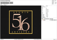 Studio 516 Embroidery File 4 size