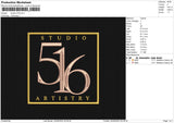 Studio 516 Embroidery File 4 size
