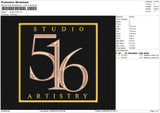 Studio 516 Embroidery File 4 size