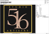 Studio 516 Embroidery File 4 size