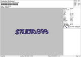 Studiotext 03 Embroidery File 6 sizes