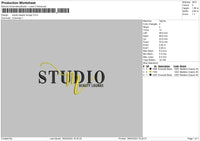 Studio Beauty Embroidery File 6 sizes
