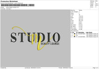 Studio Beauty Embroidery File 6 sizes