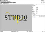 Studio Beauty Embroidery File 6 sizes