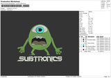 Subtronics V2 Embroidery File 6 sizes