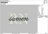 Sumentext Embroidery File 6 sizes