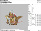 Summer Walker Embroidery File 4 size