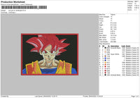 Sun Go Ku Rectangle V2 Embroidery File 4 size