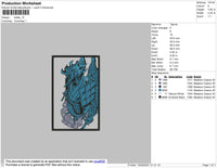 Susano Madara Embroidery File 4 size