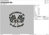 Switchback RC Embroidery File 4 size