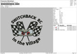 Switchback RC Embroidery File 4 size