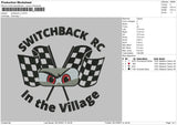 Switchback RC Embroidery File 4 size