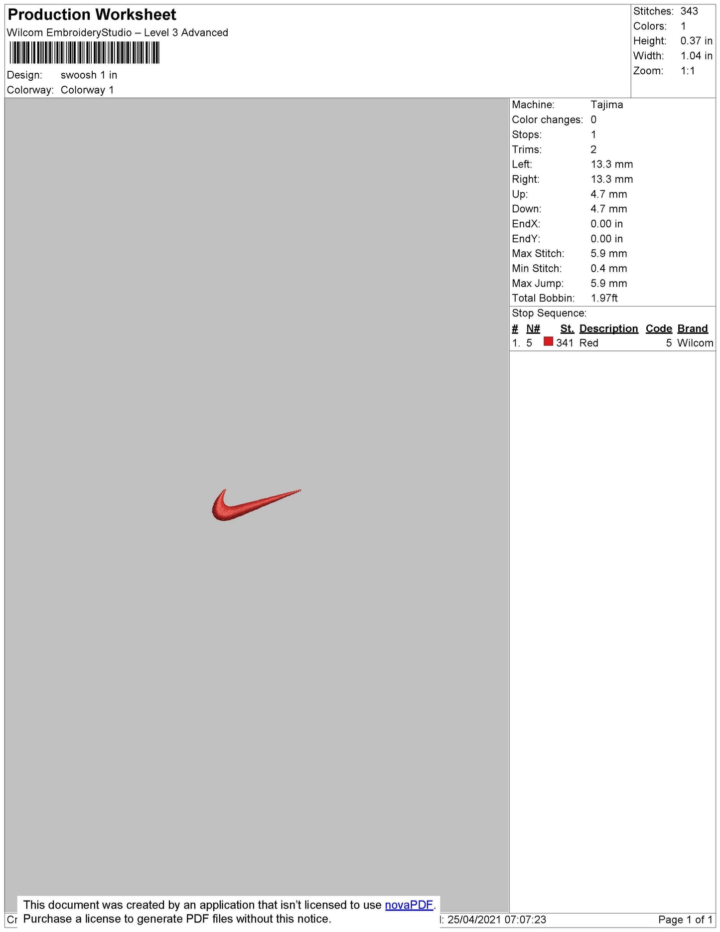 Small Swoosh