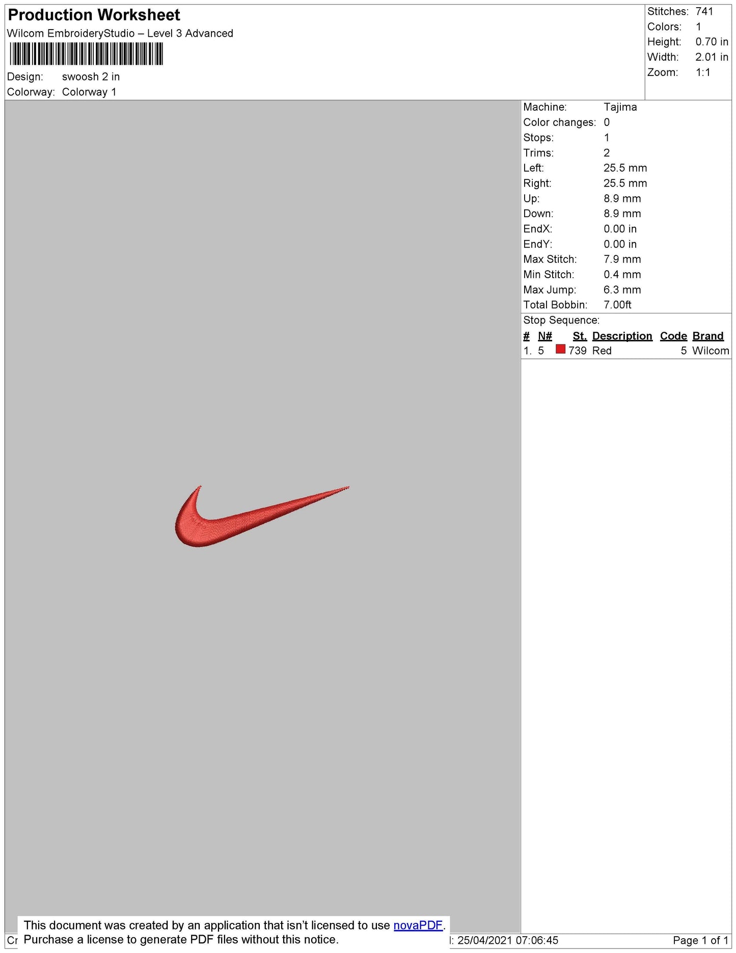 Small Swoosh