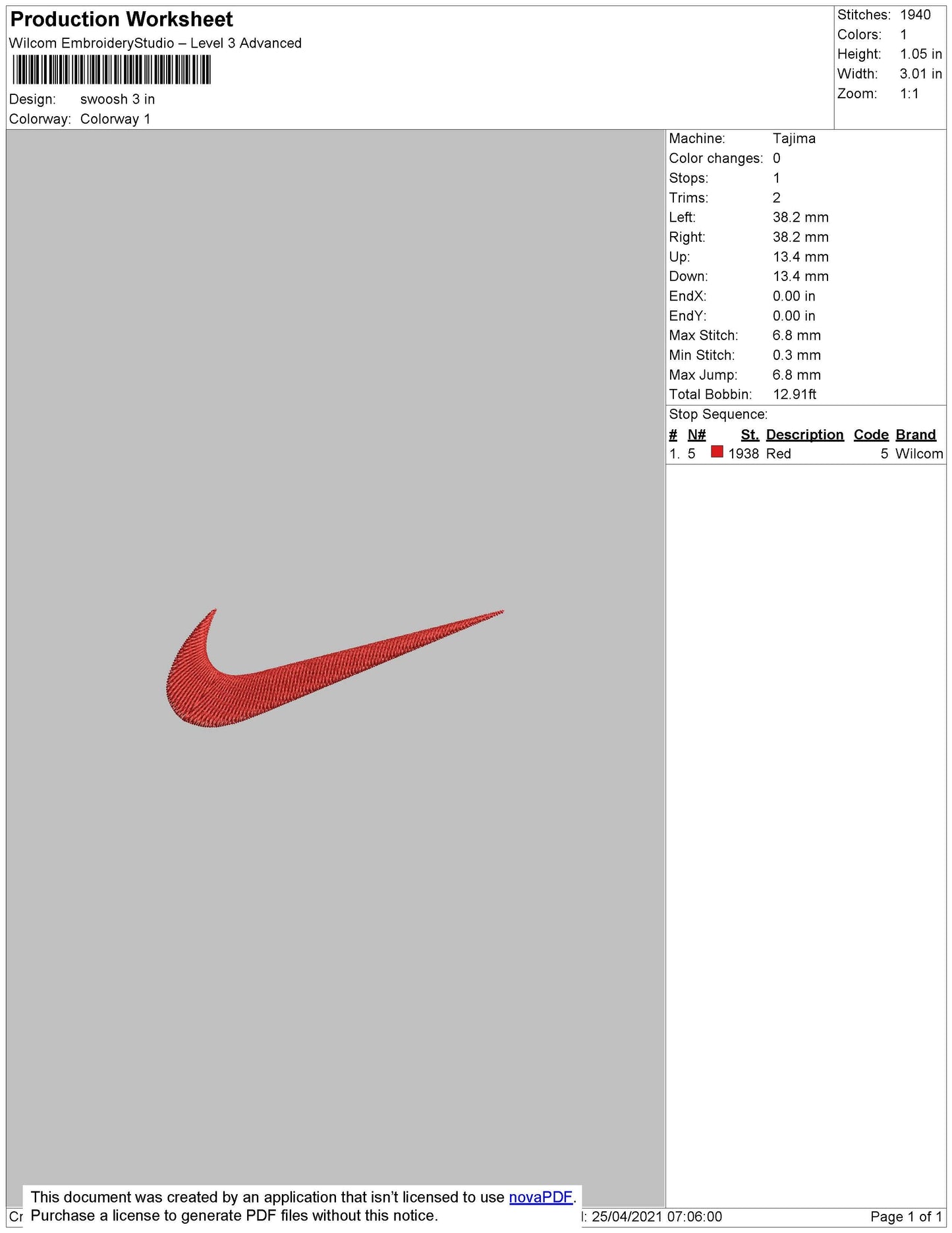 Small Swoosh