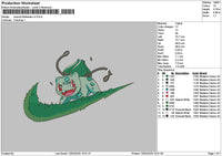 Swoosh Bulba V2 Embroidery File 6 sizes