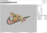 Swoosh Kaisen Embroidery File 6 sizes