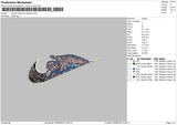 Swoosh Susanoo Sasuke Embroidery File 5 sizes