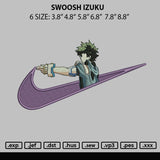 Swoosh Izuku Embroidery File 6 sizes