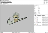 Swoosh Luffy002 Embroidery File 6 sizes