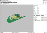 Swoosh Little Turtles Embroidery File 4 size