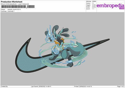 Swoosh Lucario