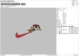 Swoosh PPFG Blossom Embroidery File 4 sizes