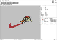 Swoosh PPFG Blossom Embroidery File 4 sizes