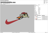 Swoosh PPFG Blossom Embroidery File 4 sizes