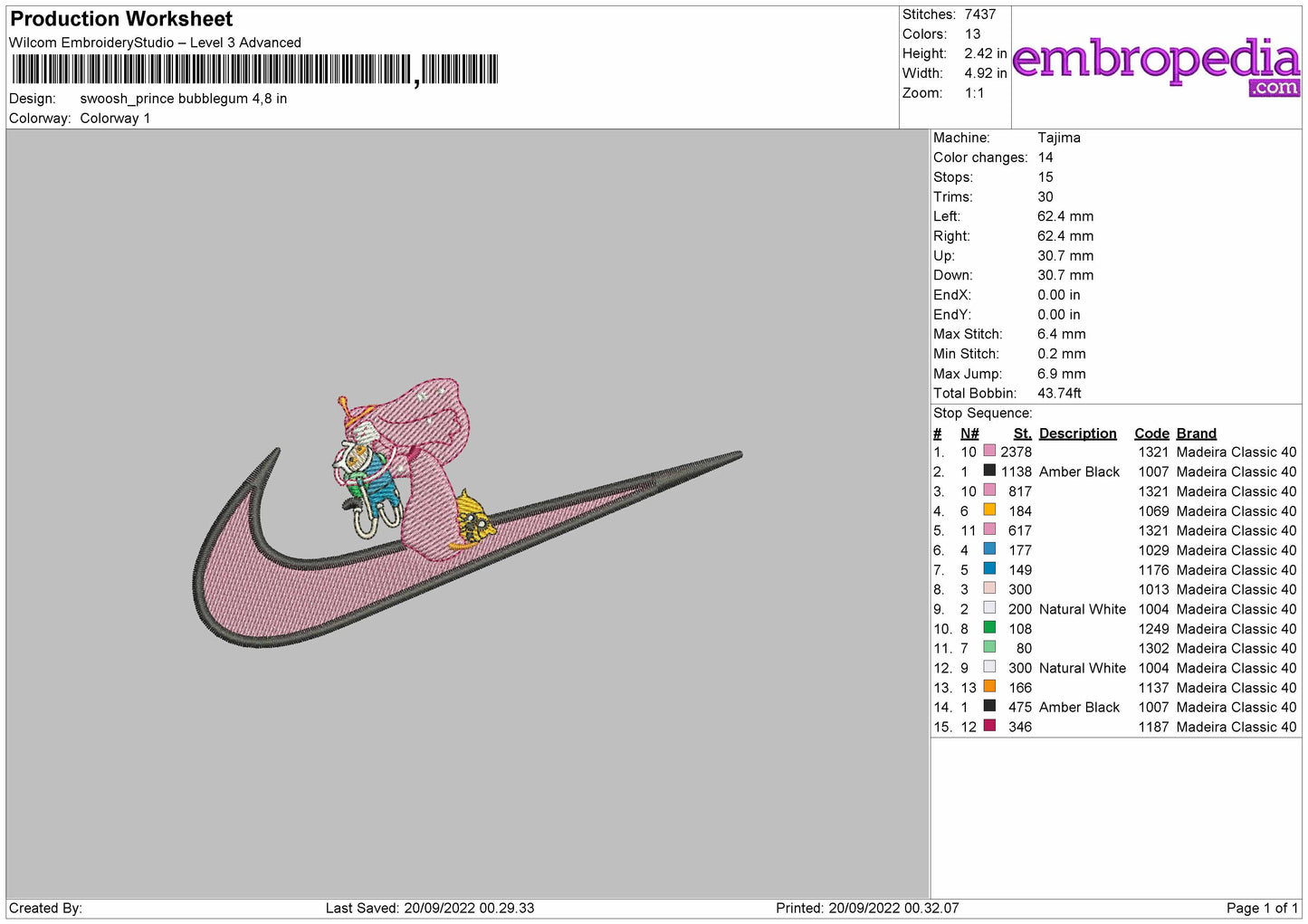 Swoosh Princes Bubble Gum