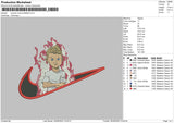 Swoosh Anime 250922 Embroidery File 5 sizes