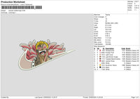 Swoosh Doflamingo Embroidery File 6 sizes