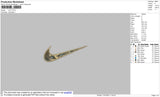 Swoosh Levi Embroidery File 4 size