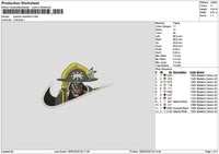 Swoosh Marshal Embroidery File 6 sizes