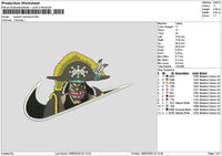 Swoosh Marshal Embroidery File 6 sizes