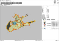 Swoosh Naruto Saringan Embroidery File 5 sizes