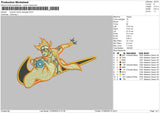 Swoosh Naruto Saringan Embroidery File 5 sizes