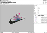 Swoosh Stitchangel Embroidery File 6 sizes