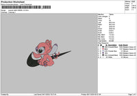 Swoosh Angel V3 Embroidery File 6 sizes