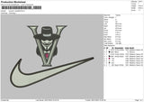 Swoosh Vendetta Embroidery File 4 size